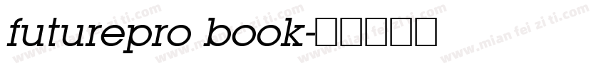 futurepro book字体转换